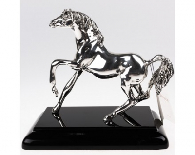 Сувенир F120A-CB Лошадь бегущая Серебряные грани, ювелирная компания