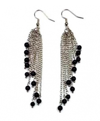 Серьги НАВ-С-006 Серебряные грани, ювелирная компания