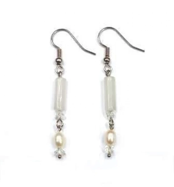 Серьги НАВ-С-007 Серебряные грани, ювелирная компания