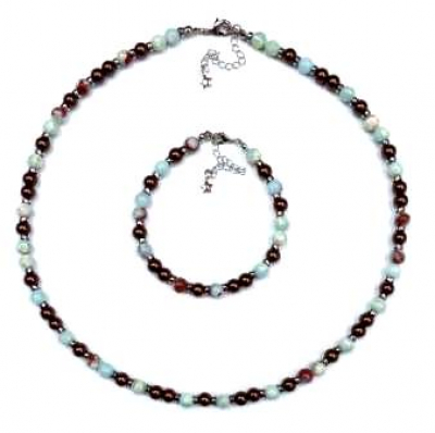 Гарнитур НАВ-Гр-008 Серебряные грани, ювелирная компания