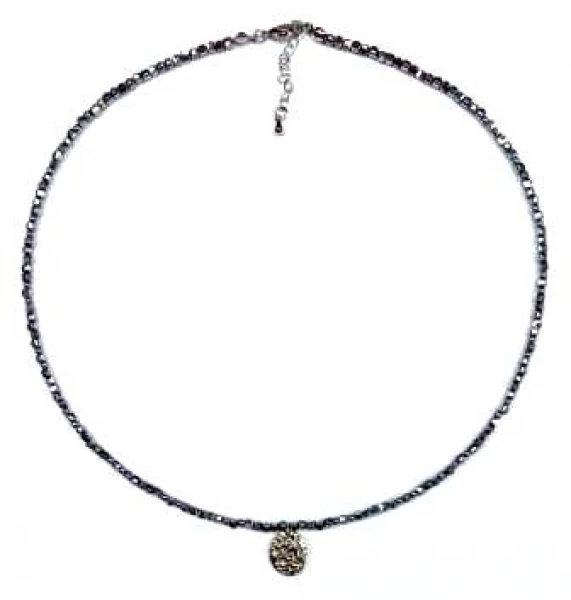 Бусы НАВ-Б-чокер-016 Серебряные грани, ювелирная компания