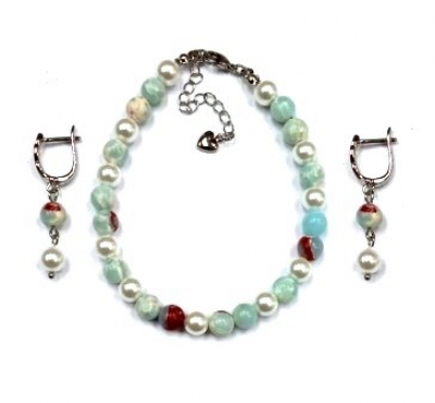 Гарнитур НАВ-Гр-010 Серебряные грани, ювелирная компания