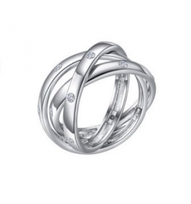 Кольцо MCR 50 (Ag 925) Серебряные грани, ювелирная компания