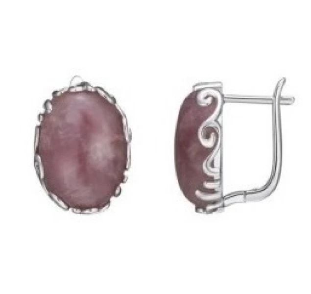 Серьги MNE 8-37 (Ag 925) Серебряные грани, ювелирная компания