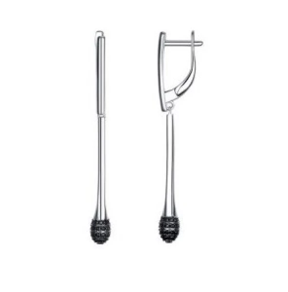 Серьги MAE 2 (Ag 925) Серебряные грани, ювелирная компания