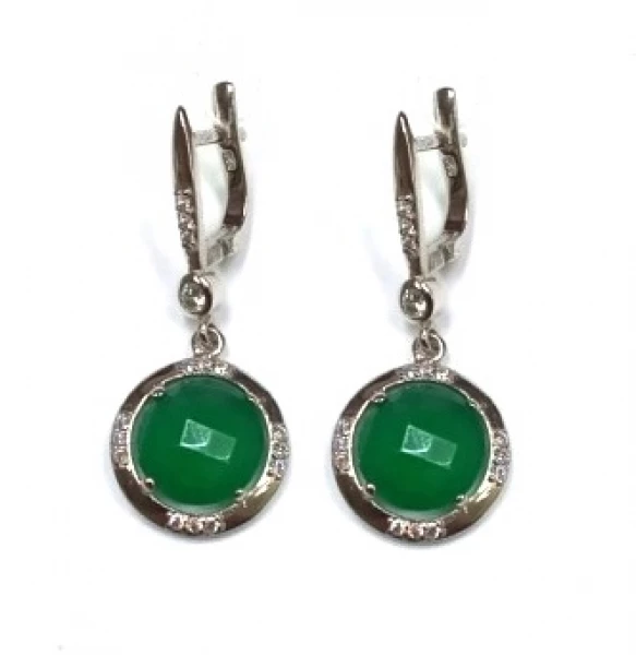 Серьги MKE 45/7 (Ag 925) Серебряные грани, ювелирная компания