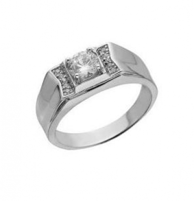 Кольцо LLR 178 (Ag 925) Серебряные грани, ювелирная компания