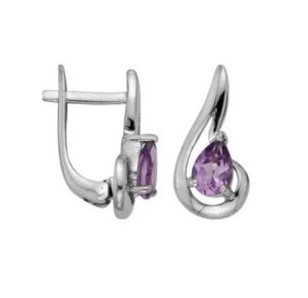 Серьги MKE 31/3 (Ag 925) Серебряные грани, ювелирная компания