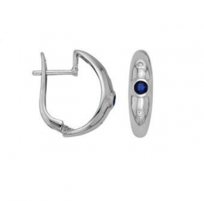 Серьги MKE 8/1 (Ag 925) Серебряные грани, ювелирная компания