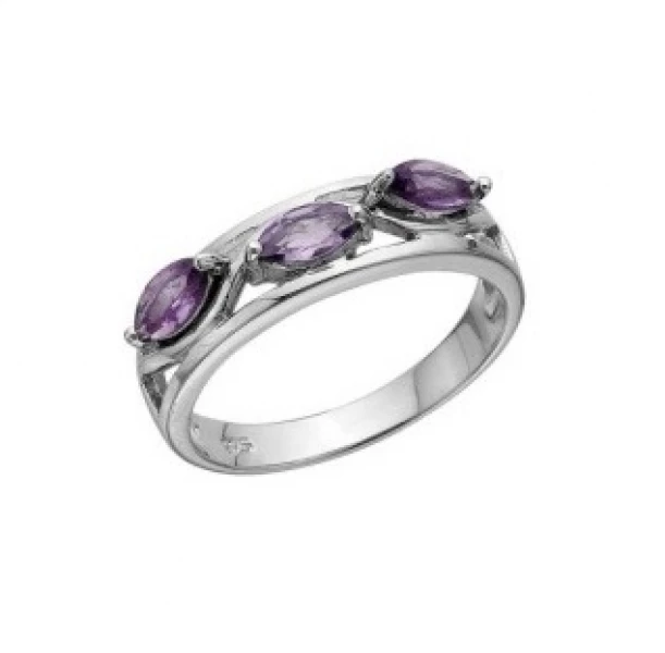 Кольцо MKR 32/4 (Ag 925) Серебряные грани, ювелирная компания