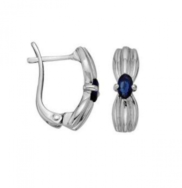 Серьги MKE 15/1 (Ag 925) Серебряные грани, ювелирная компания