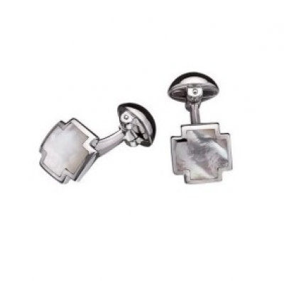 Запонки ZIB 20N (Ag 925) Серебряные грани, ювелирная компания