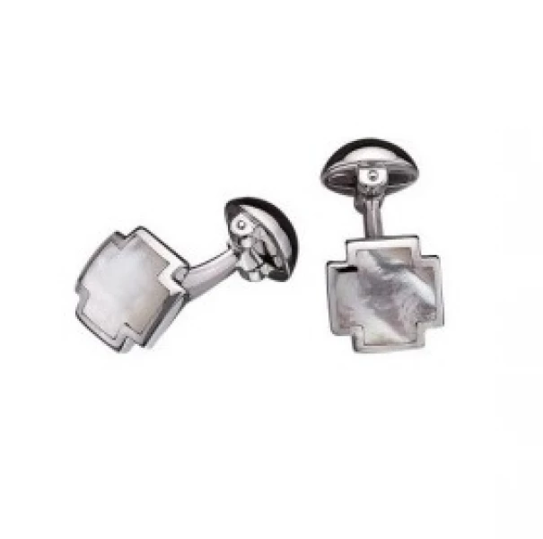 Запонки ZIB 20N (Ag 925) Серебряные грани, ювелирная компания