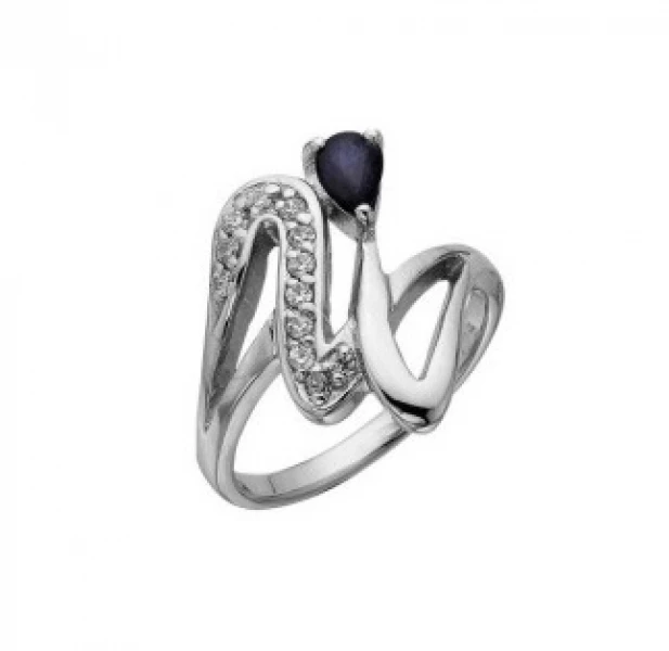 Кольцо MKR 9/1 (Ag 925) Серебряные грани, ювелирная компания