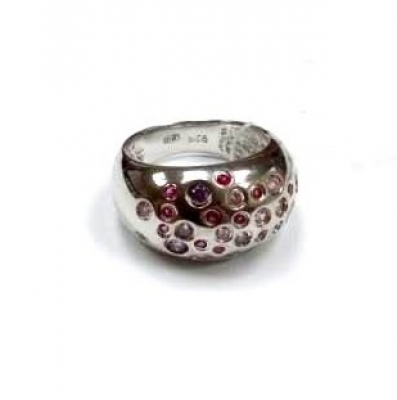 Кольцо KHR 63 (Ag 925) Серебряные грани, ювелирная компания