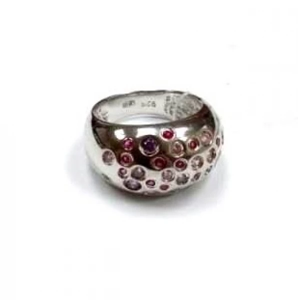 Кольцо KHR 63 (Ag 925) Серебряные грани, ювелирная компания