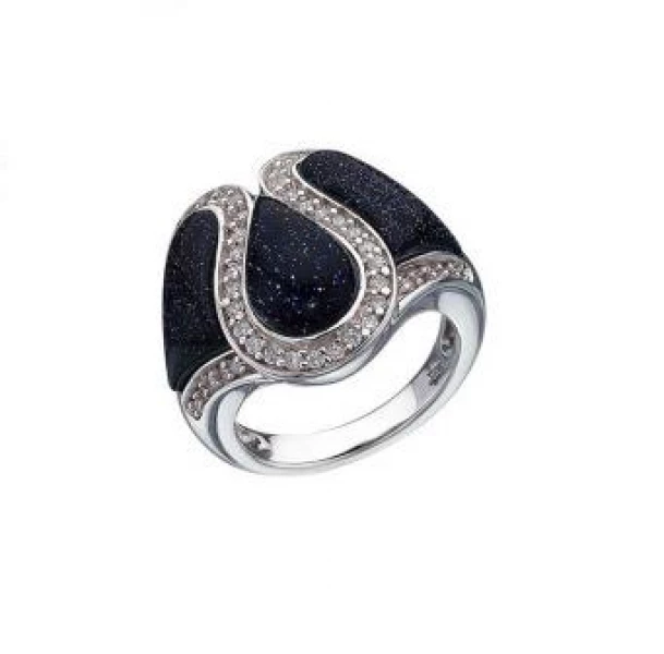 Кольцо NBR 27-2 (Ag 925) Серебряные грани, ювелирная компания