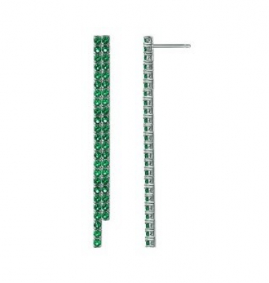 Серьги JDE 8-4 (Ag 925) Серебряные грани, ювелирная компания