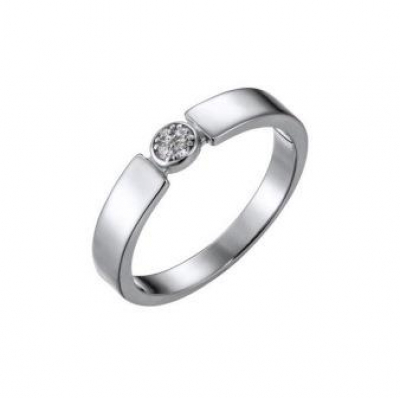 Кольцо LLR 418 (Ag 925) Серебряные грани, ювелирная компания