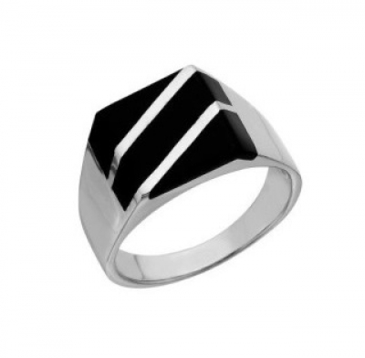 Кольцо SB3R 25 (Ag 925) Серебряные грани, ювелирная компания
