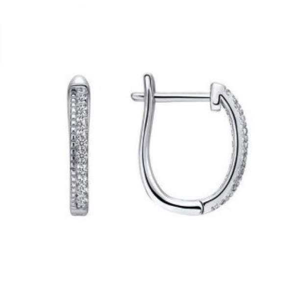 Серьги YME 25 (Ag 925) Серебряные грани, ювелирная компания