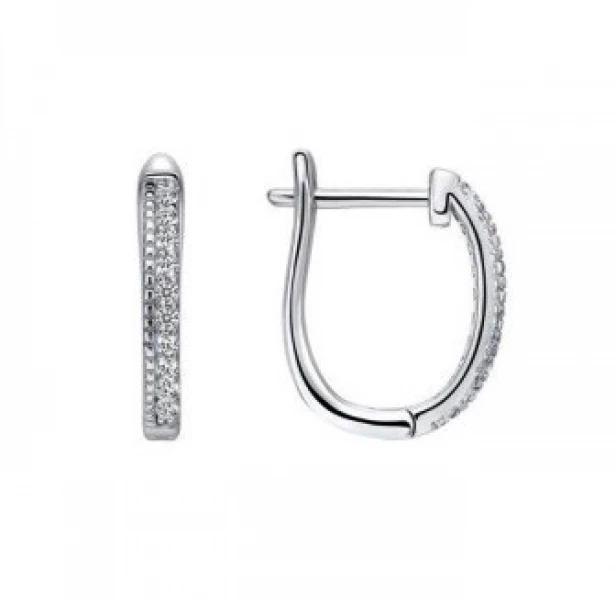 Серьги YME 25 (Ag 925) Серебряные грани, ювелирная компания