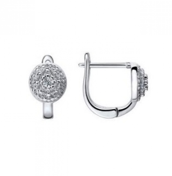 Серьги YME 6 (Ag 925) Серебряные грани, ювелирная компания