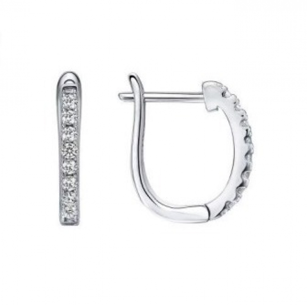 Серьги YME 7 (Ag 925) Серебряные грани, ювелирная компания