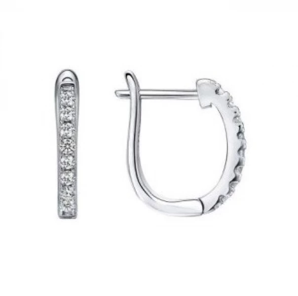 Серьги YME 7 (Ag 925) Серебряные грани, ювелирная компания