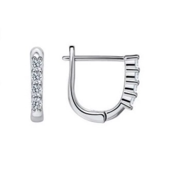 Серьги YME 2 (Ag 925) Серебряные грани, ювелирная компания