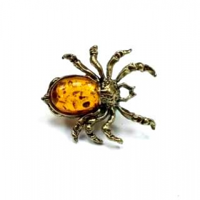 Брошь Жук 7 Серебряные грани, ювелирная компания