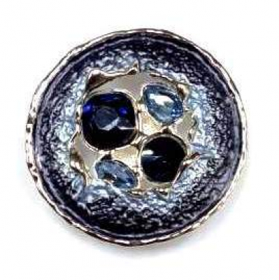 Брошь Магнит Фантазия 16 Серебряные грани, ювелирная компания