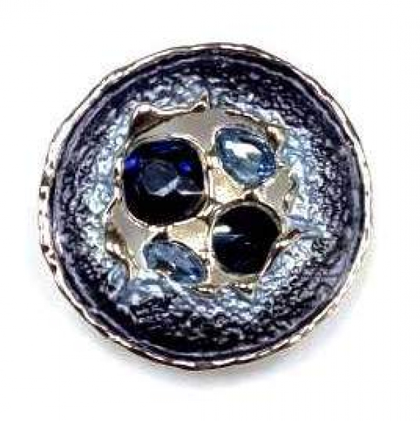 Брошь Магнит Фантазия 16 Серебряные грани, ювелирная компания