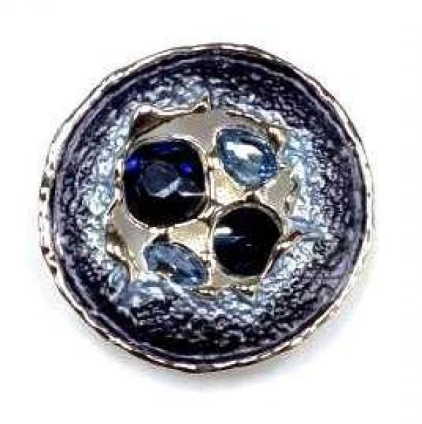 Брошь Магнит Фантазия 16 Серебряные грани, ювелирная компания