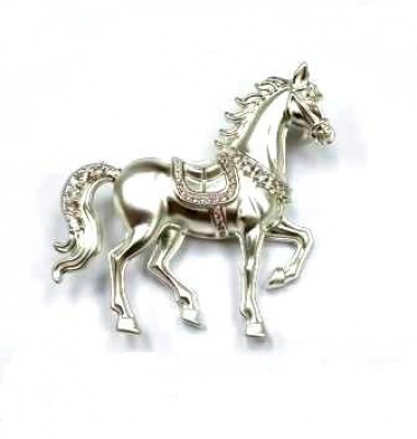 Брошь Лошадка Серебряные грани, ювелирная компания