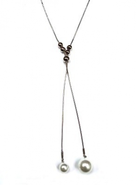 Колье КлЛП231жм (Ювелирный сплав) Серебряные грани, ювелирная компания