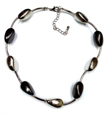 Колье КлЛП234 (Ювелирный сплав) Серебряные грани, ювелирная компания