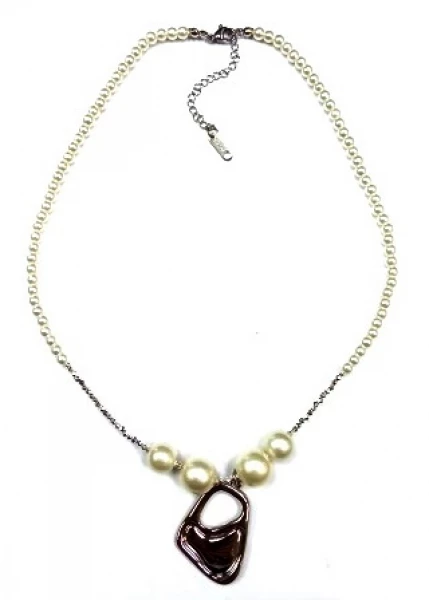 Колье КлЛП246жм (Ювелирный сплав) Серебряные грани, ювелирная компания