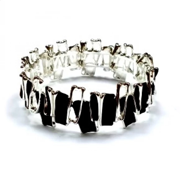 Браслет БрЛП147-2 (Ювелирный сплав) Серебряные грани, ювелирная компания