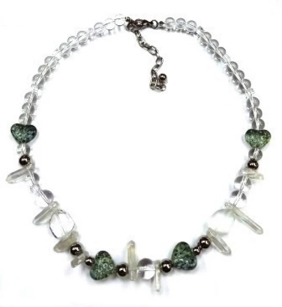 Колье КлЛП254 (Ювелирный сплав) Серебряные грани, ювелирная компания