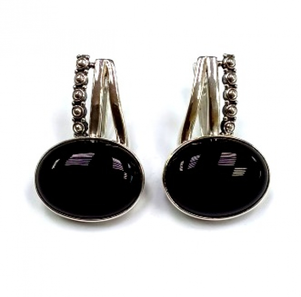 Серьги с10276Агч (Ag 925) Серебряные грани, ювелирная компания