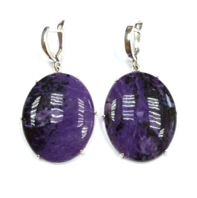 Серьги с1597Чар (Ag 925) Серебряные грани, ювелирная компания