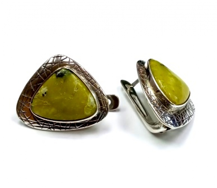 Серьги с1865Лизр (Ag 925) Серебряные грани, ювелирная компания