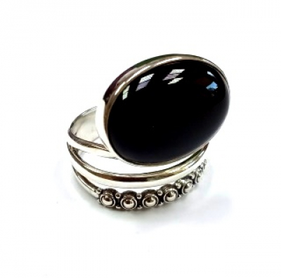 Кольцо к10276Агч (Ag 925) Серебряные грани, ювелирная компания