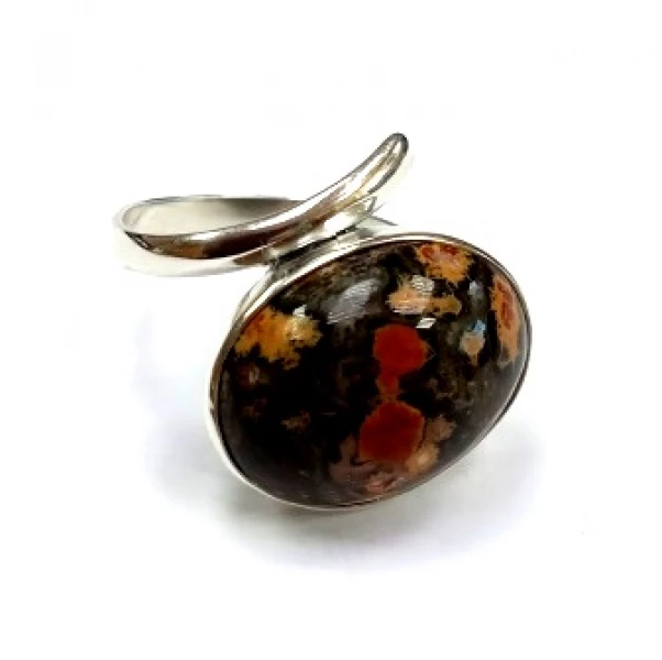 Кольцо к10278Яшмп (Ag 925) Серебряные грани, ювелирная компания