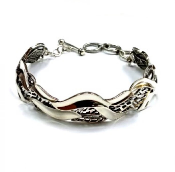 Браслет БР0006-Ч (Ag 925) Серебряные грани, ювелирная компания