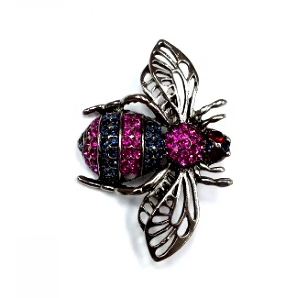 Подвеска - брошь Мушка 9 Серебряные грани, ювелирная компания