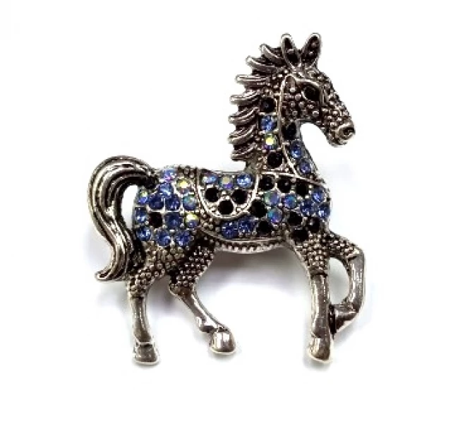 Брошь Лошадка 3. Серебряные грани, ювелирная компания