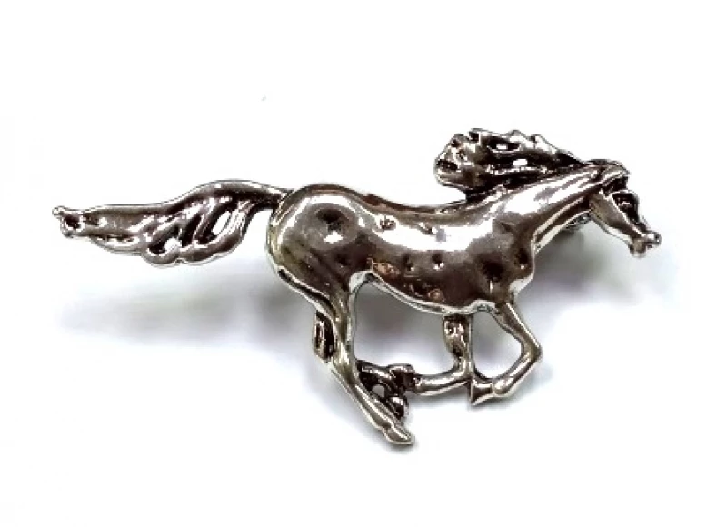 Брошь Лошадка 4. Серебряные грани, ювелирная компания