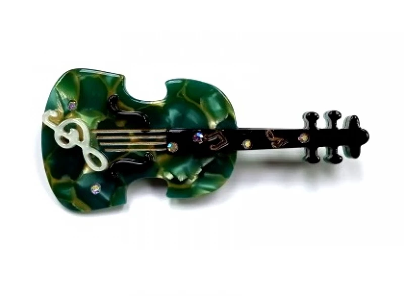 Брошь Виолончель Серебряные грани, ювелирная компания